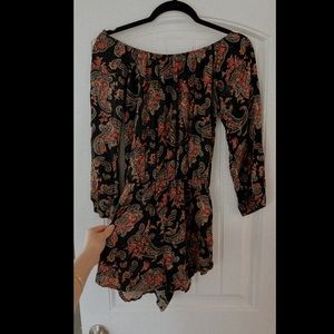 *sold* Off Shoulder Romper
